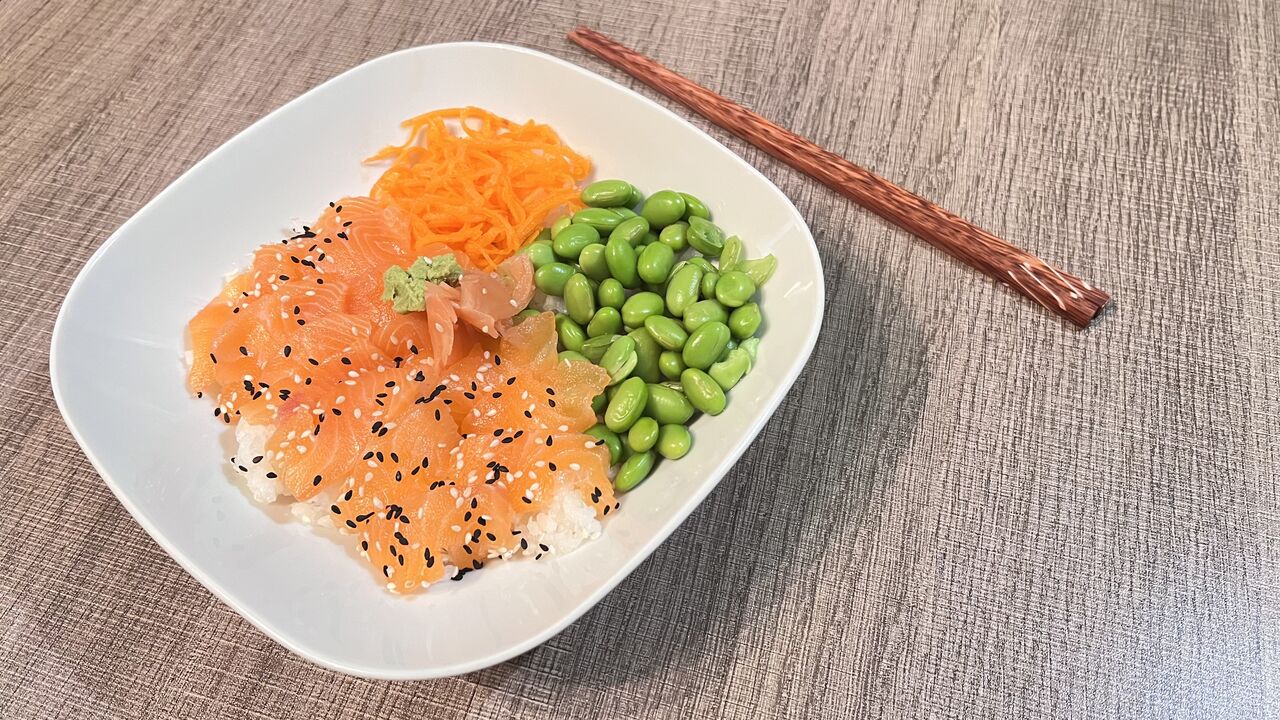 Chirashi saumon 
