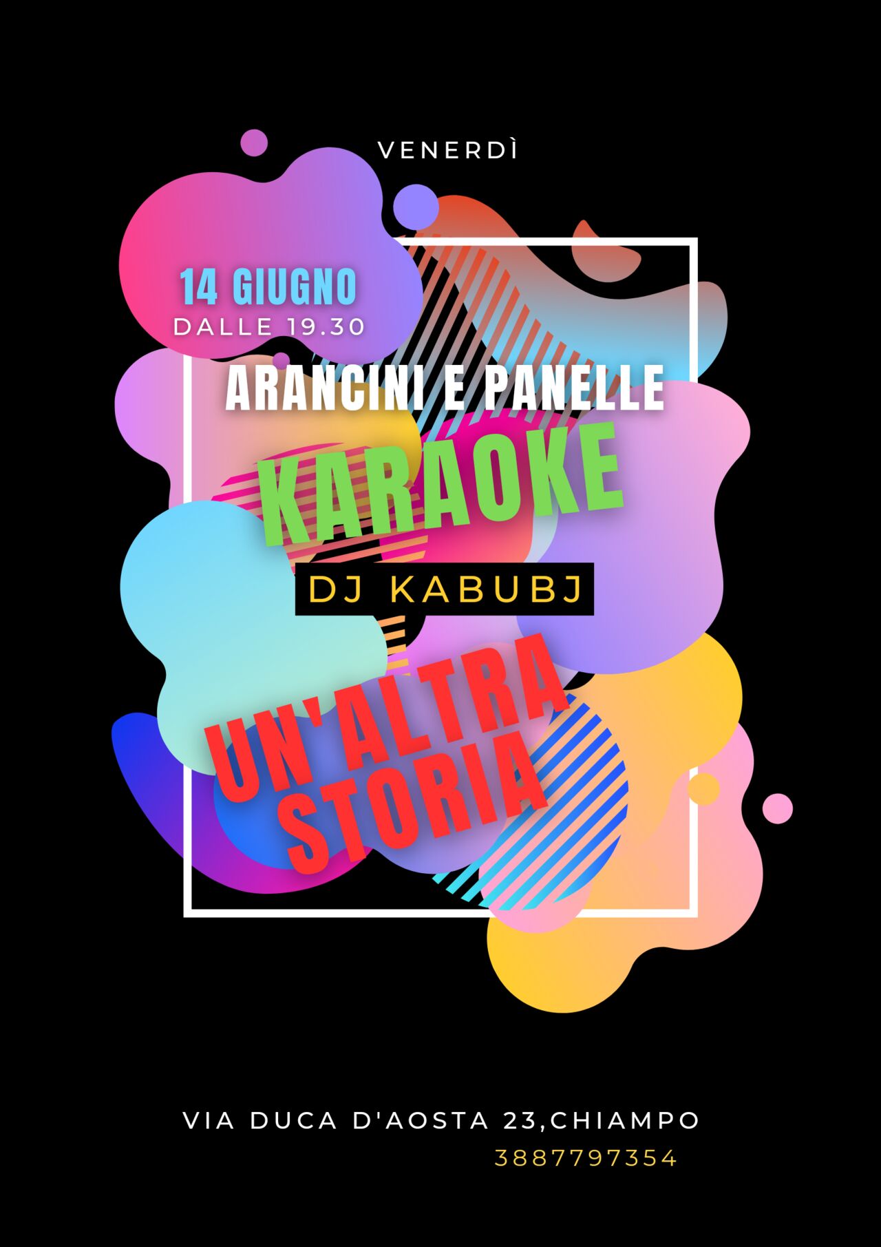 Arancini e Panelle Karaoke