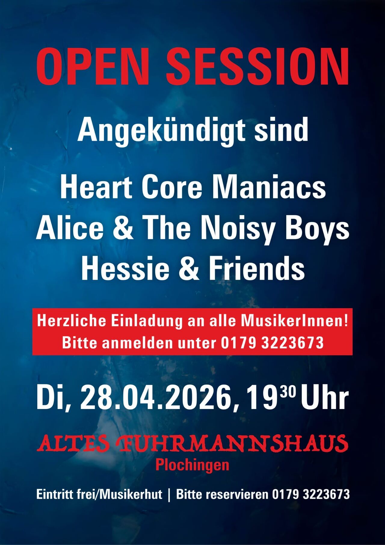 OPEN SESSION: Dienstag, 28.04.26