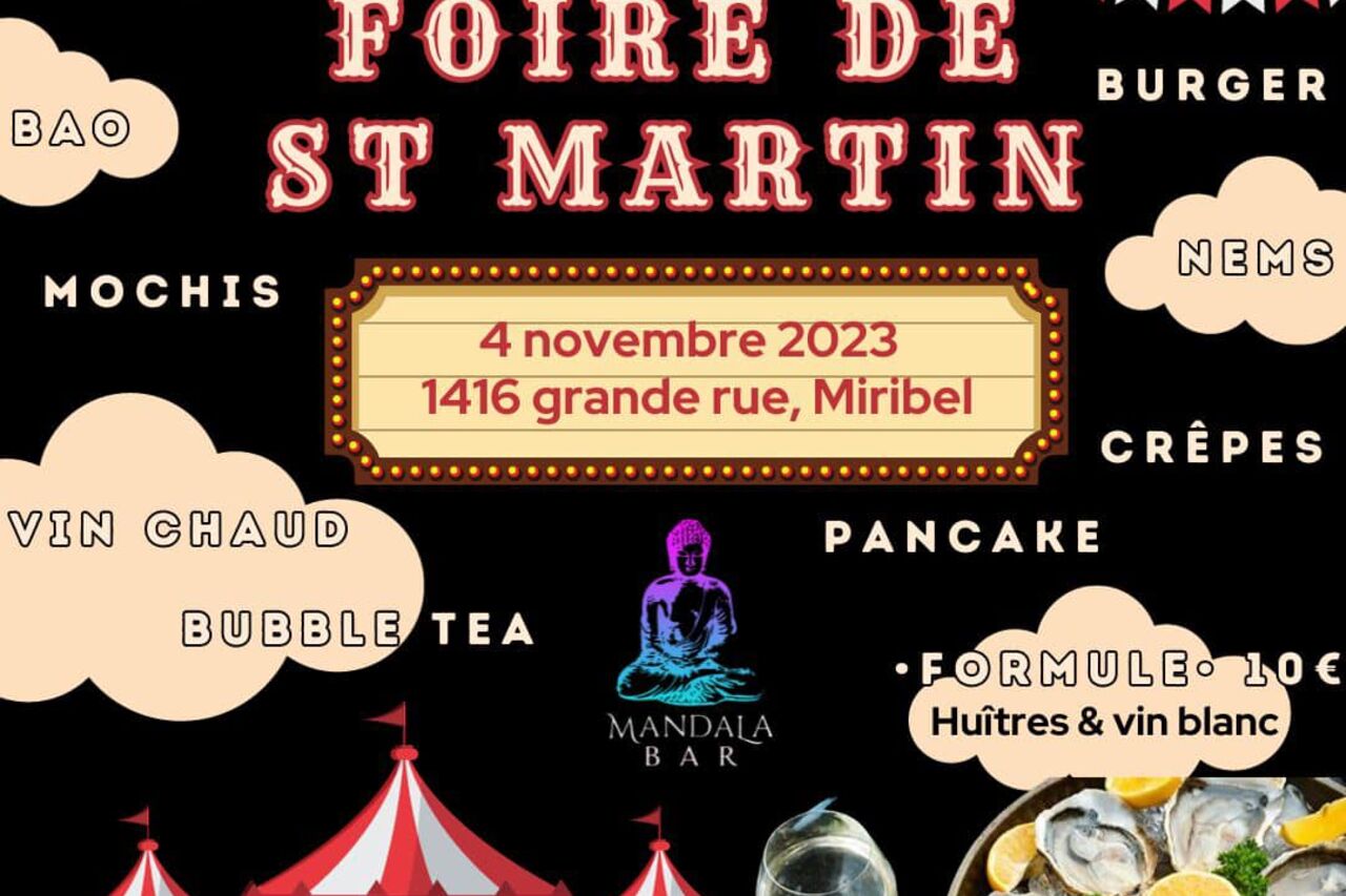🎡🎪FOIRE DE ST MARTIN 🎪🎡🎪 4 Novembre 2023 - 8:00 > 01:00