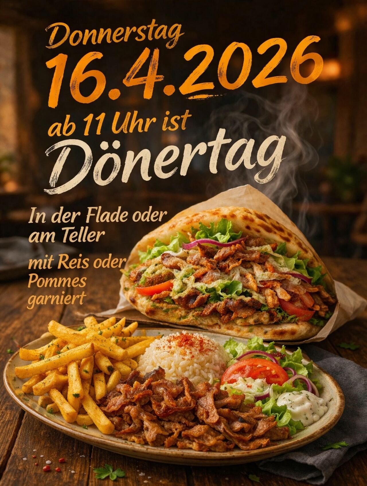 Dönertag 16.4.2026