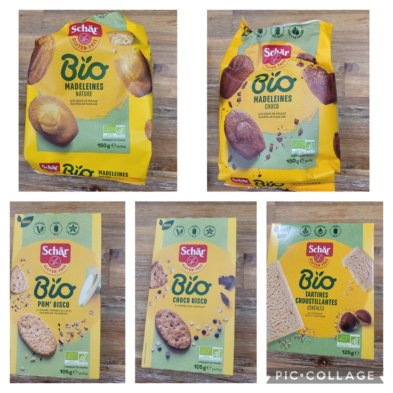 les produits Bio biscuits et p'tit déj Schär disponibles en boutique !
