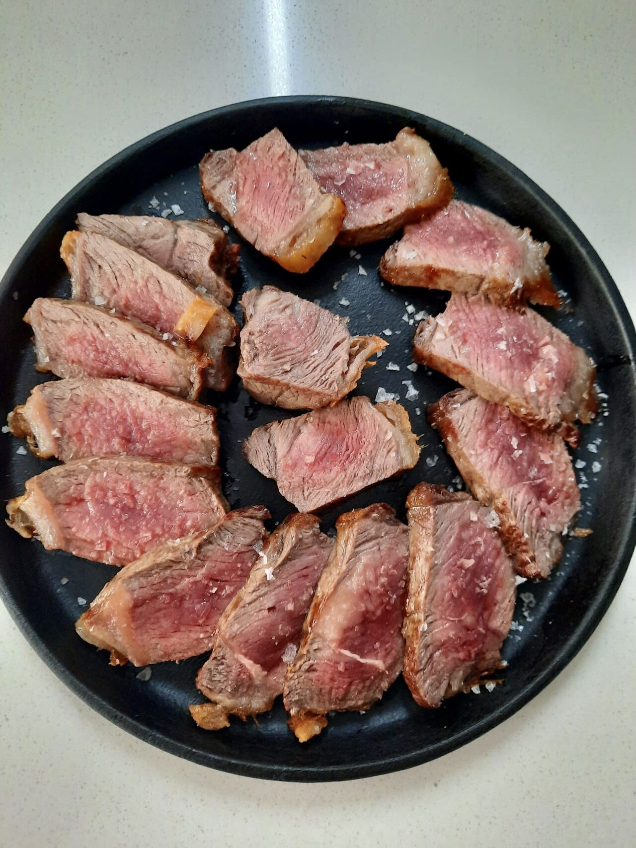 Entrecote de vaca seleccionada