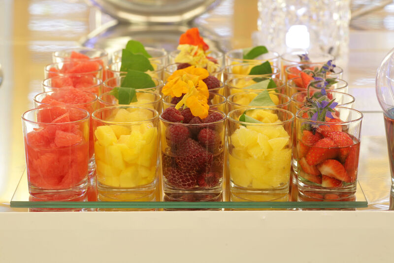 Verrines de fruits de saison