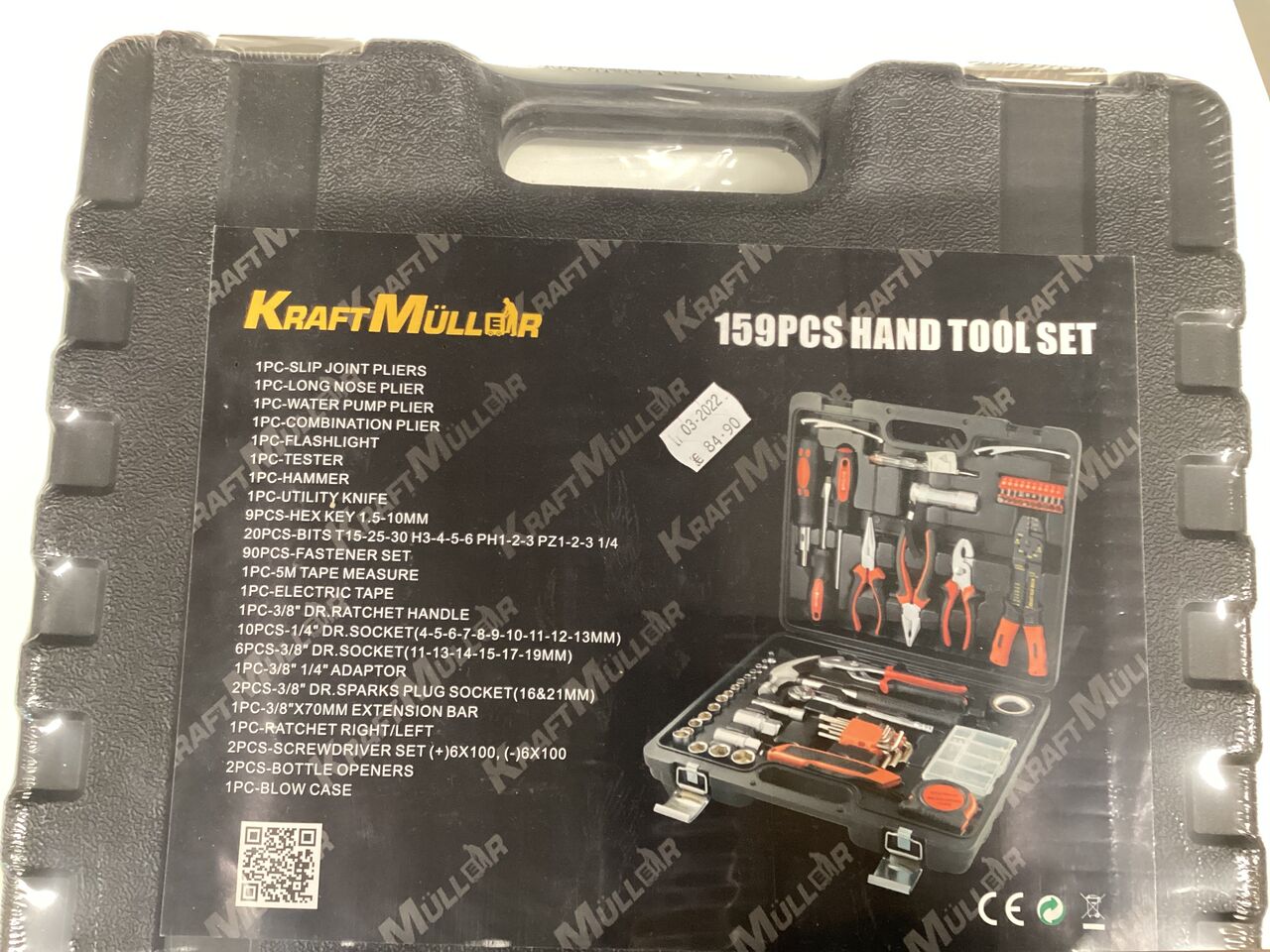 84,90€ Coffret de 154 pièces 