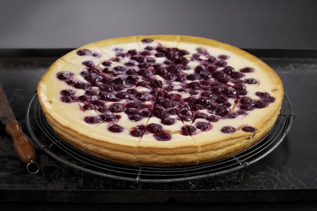 Käse-Kirschkuchen