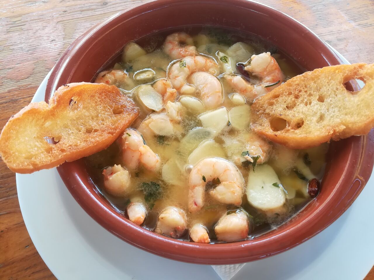 Gambas al ajillo