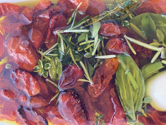 Tomates confites maison