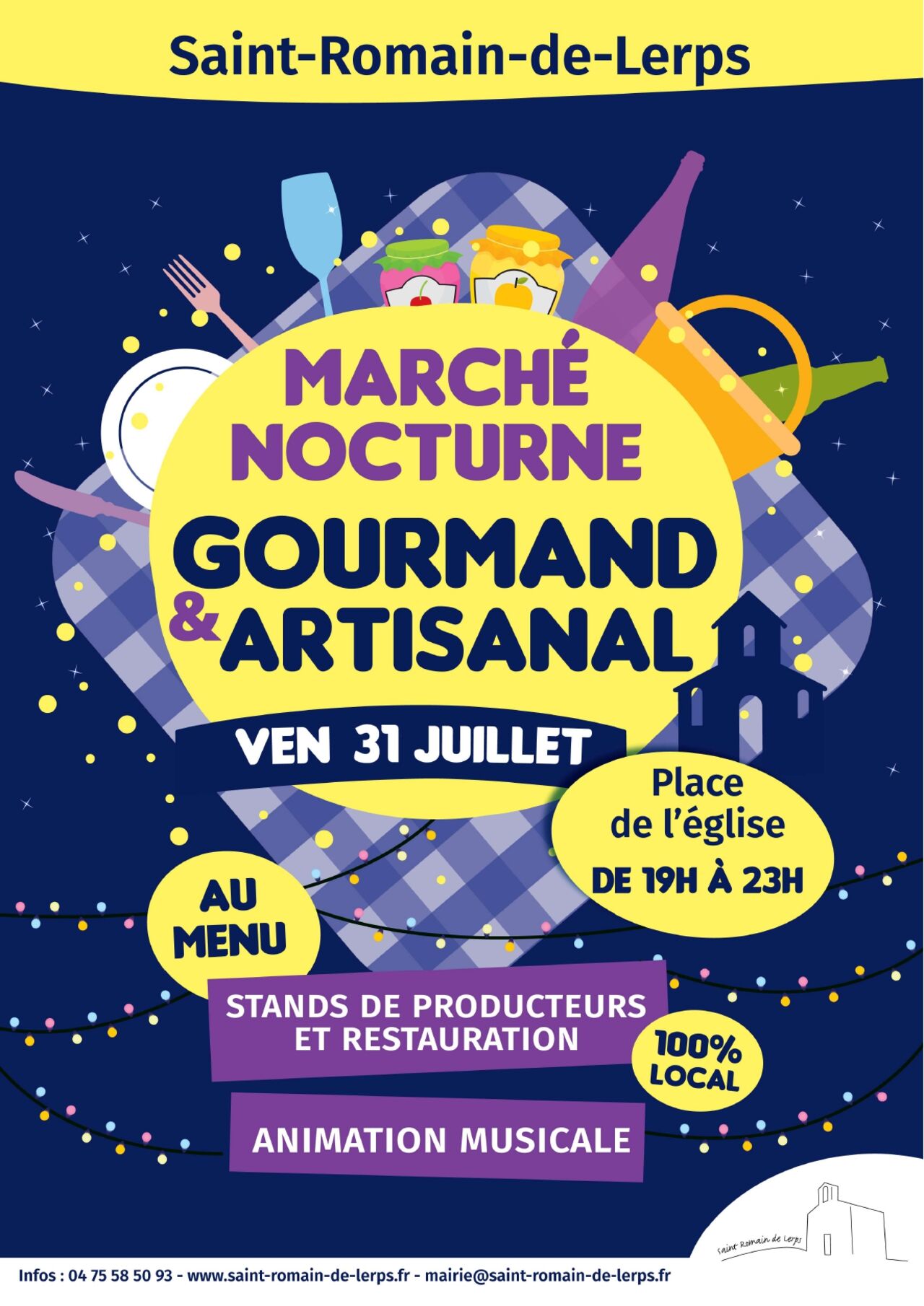 Marché nocturne gourmand