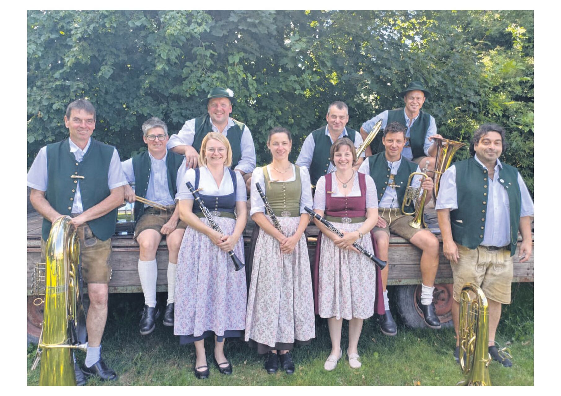 Biergarteneröffnung mit den Paartaler Musikanten