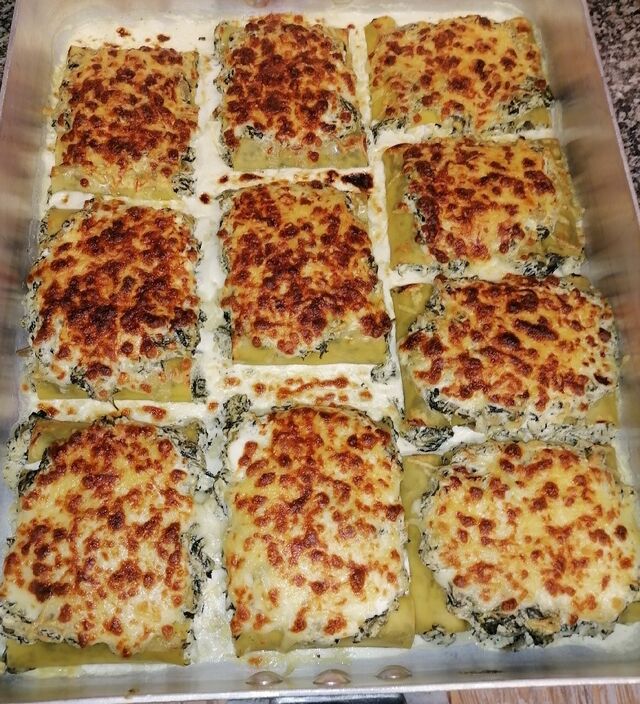 Canneloni, ricotta et épinards