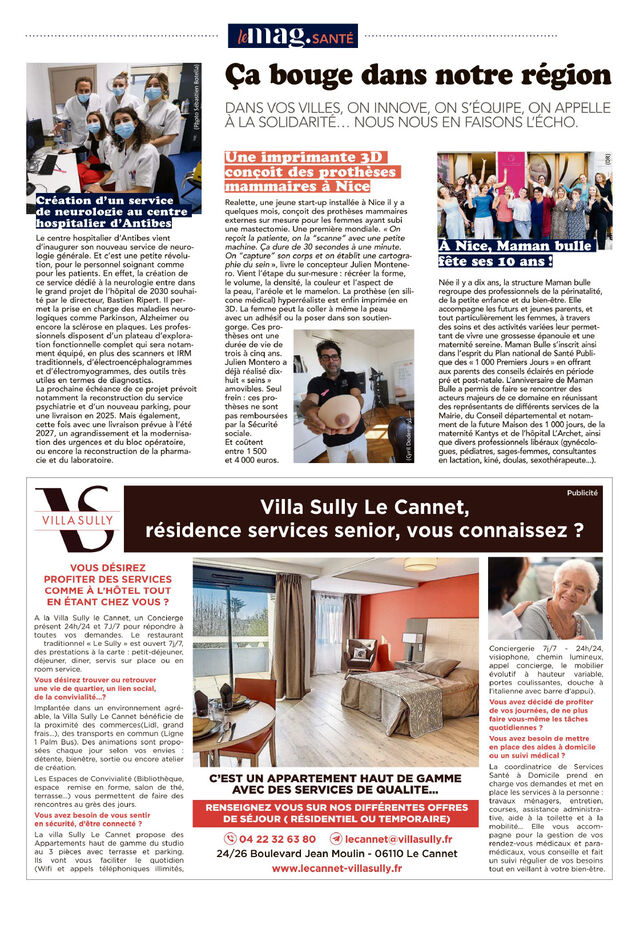 Création d'un pôle neurologique à Antibes OCTOBRE 2022, merci au Dr Colamarino et à son équipe.