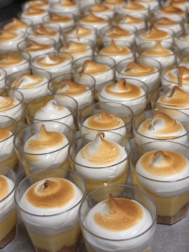 Verrine tarte citron meringuées 