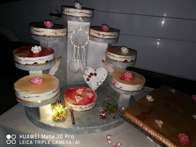 Support d'entre mets aux fruits