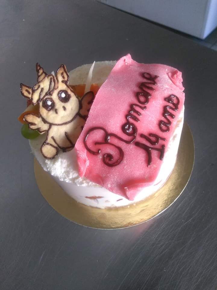 Fruitier thème licorne