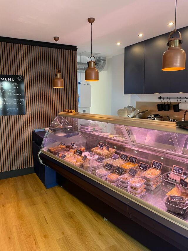 Vitrine plats à emporter