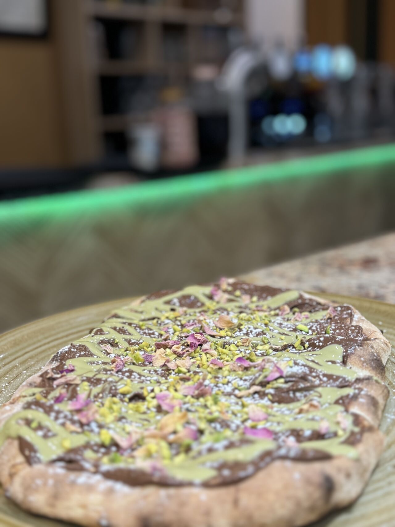 PIZZA NUTELLA PISTACHE DE SICIL