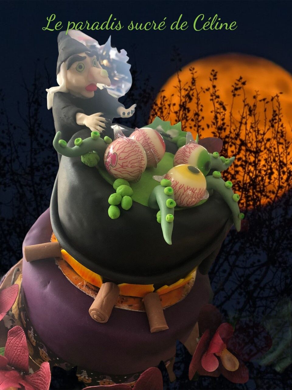 Cake design sur le thème d' Halloween !