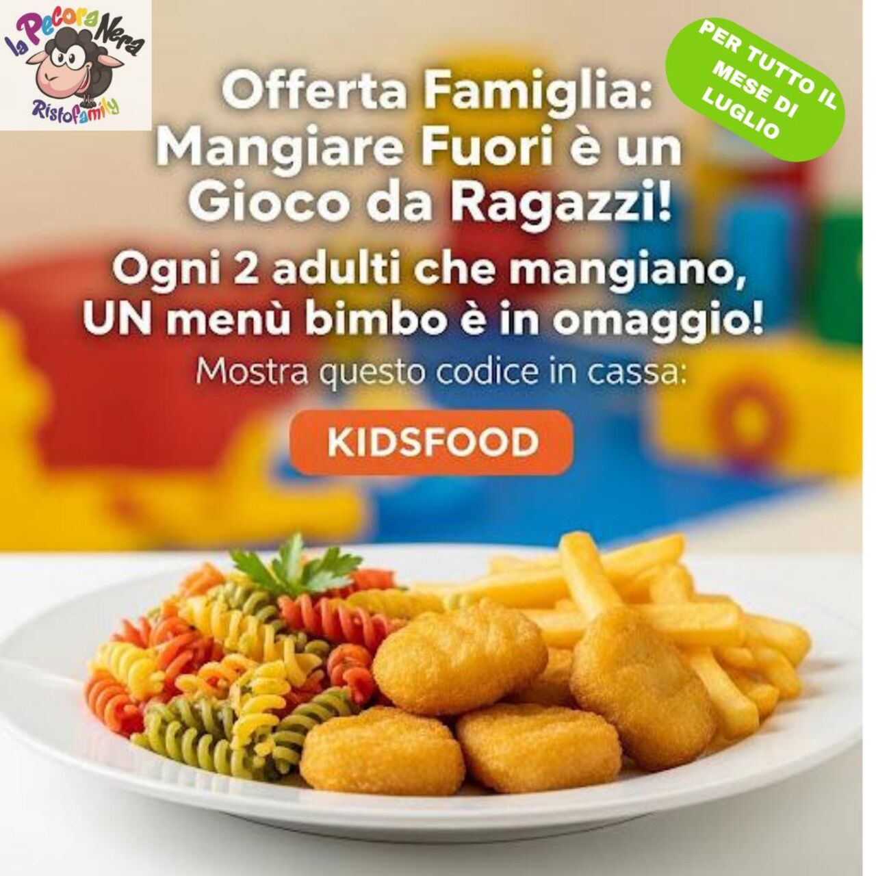 MENU' BIMBO GRATIS!