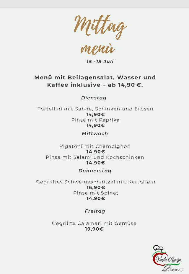 Mittäg menu