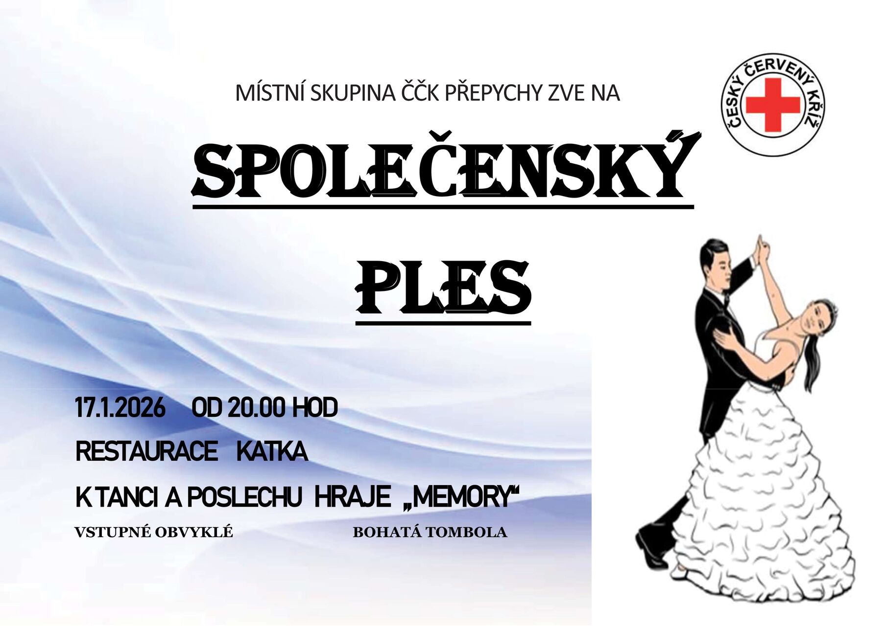 Společenský ples ČČK Přepychy.