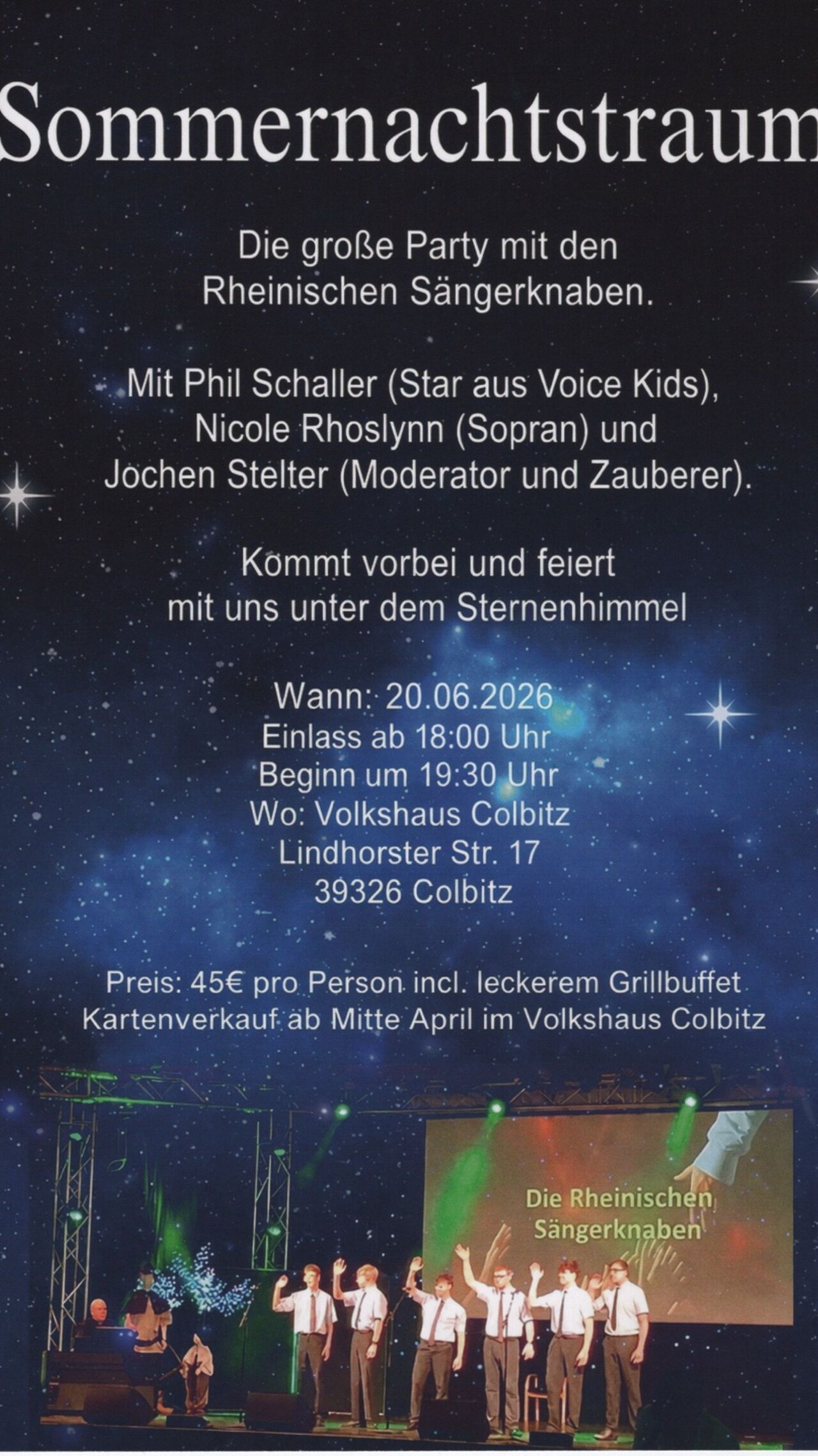 SOMMERNACHTSTRAUM ( AM 20.06.2026 )