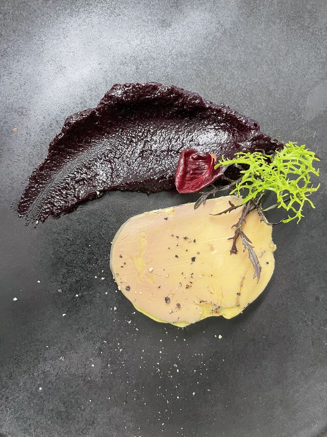 Foie gras aux 4 épices chutney du moment