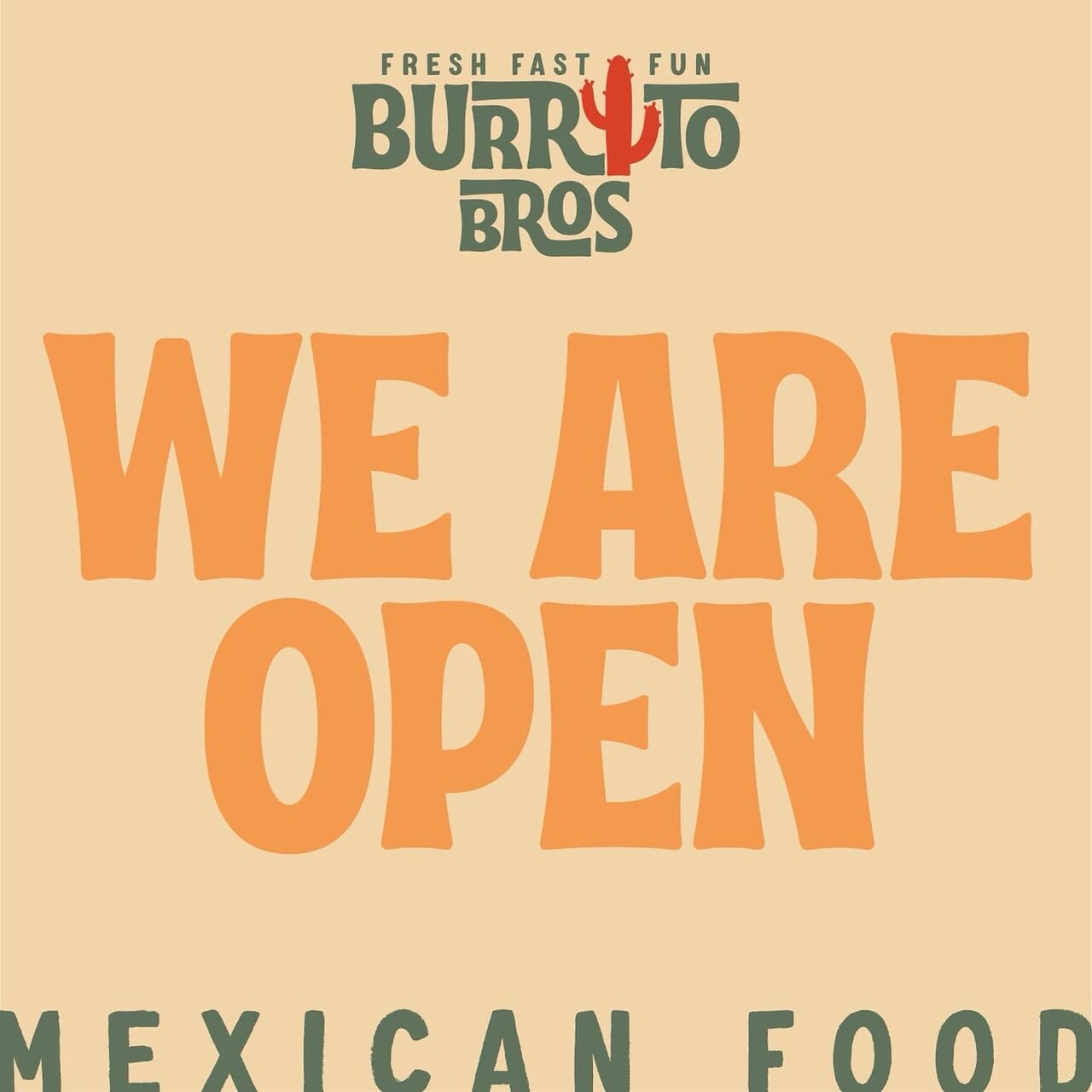 🎉 Grande Apertura di Burrito Bros ad Aviano! 🎉