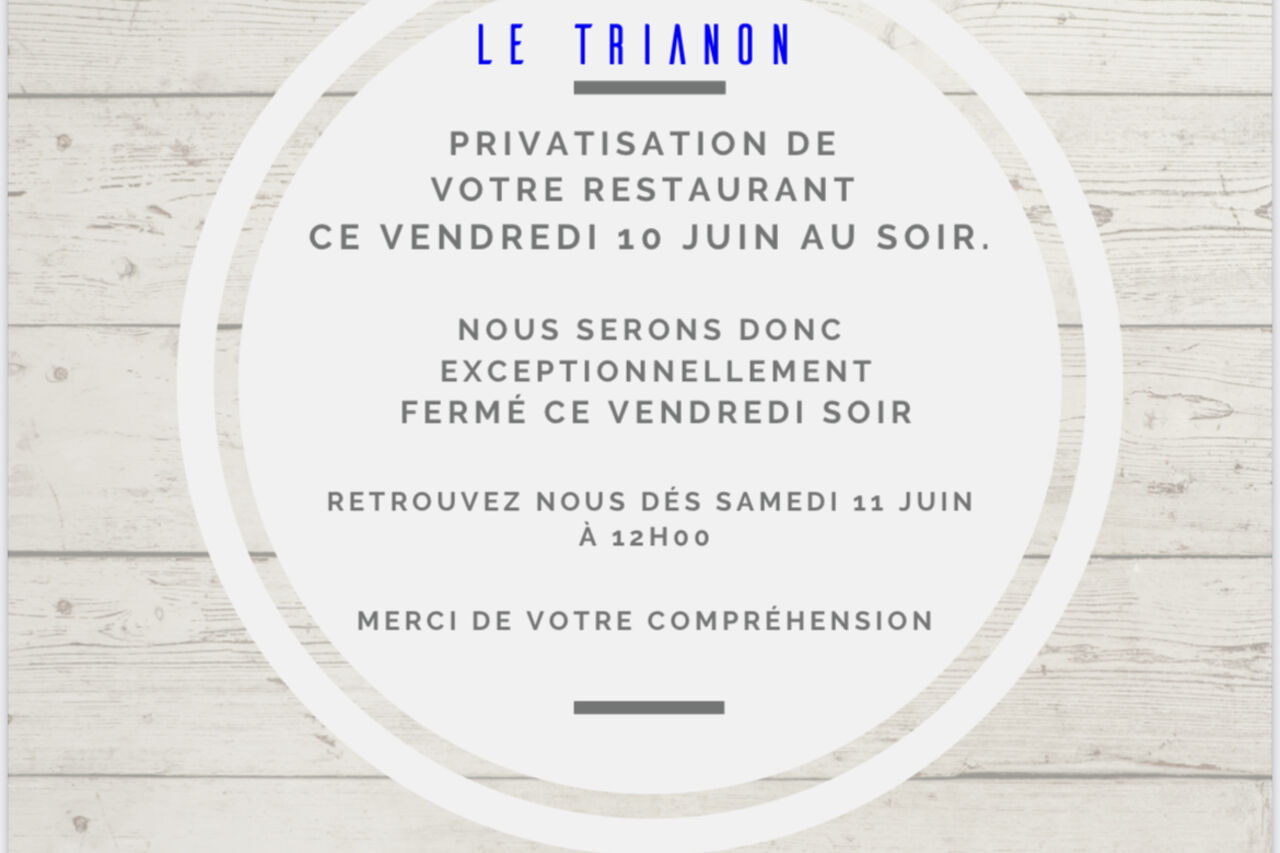 Privatisation de votre restaurant