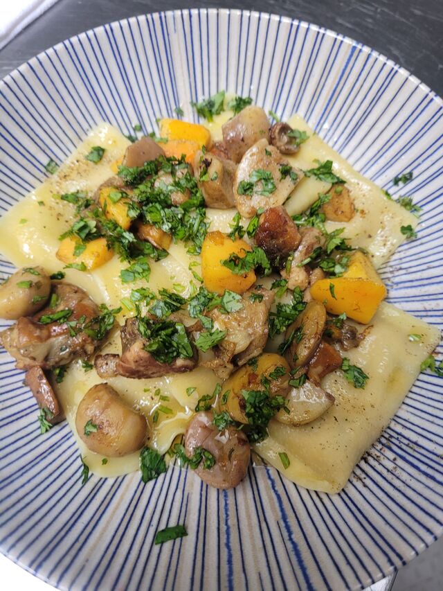 Grosses Ravioles aux Cèpes