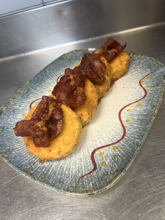 Fritos de queso de cabra