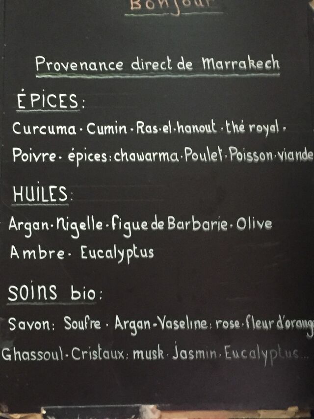 Epices et cosmétiques à Panse du Loup