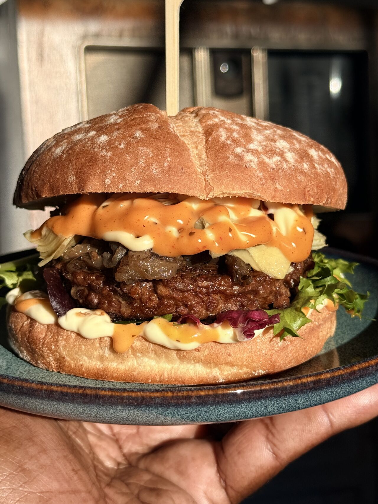 Hamburguesas y opciones Veganas y Vegetarianas