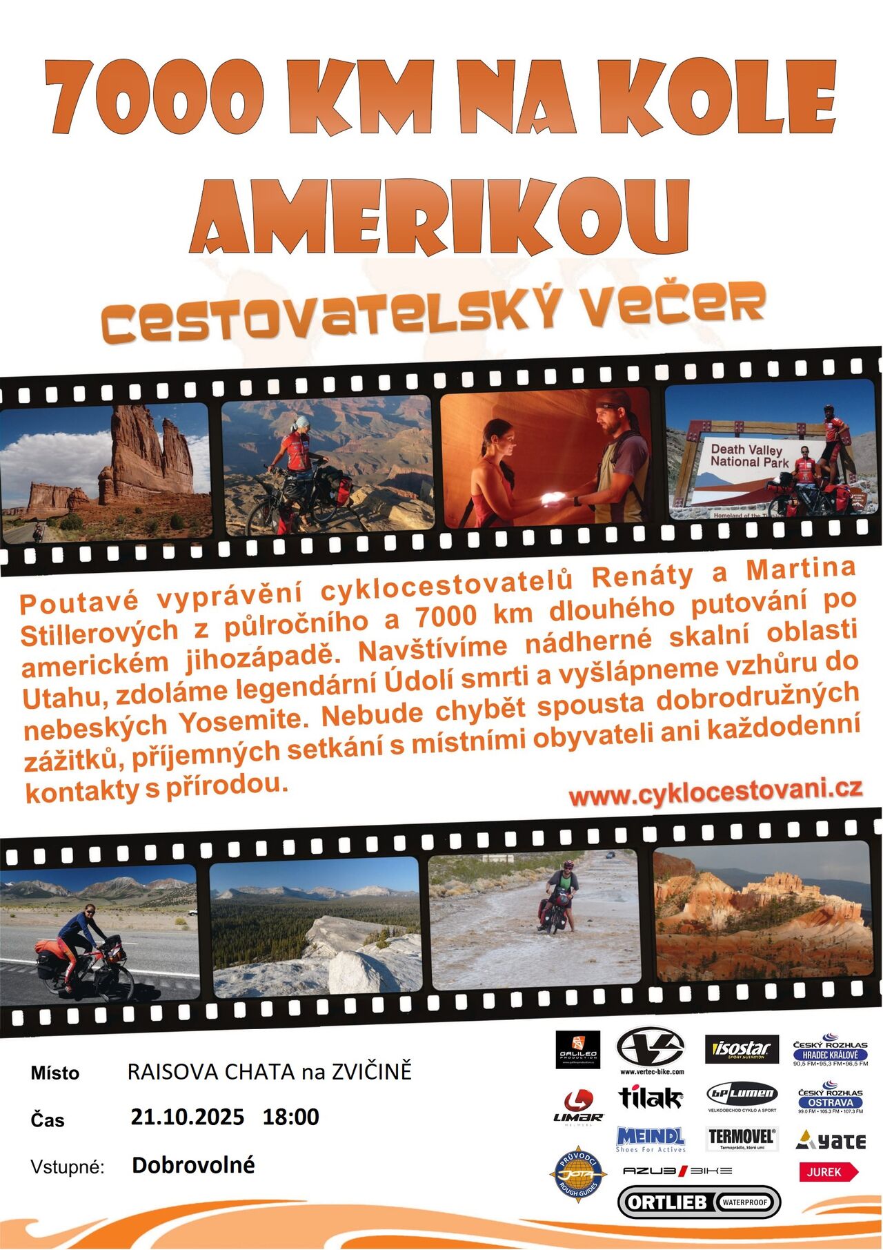 Amerikou na kole - Přírodou USA