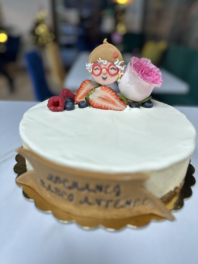 Sernik nowojorski z dedykacją