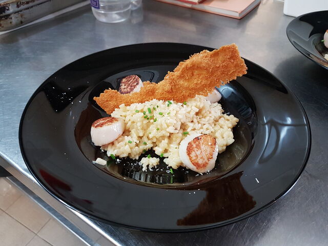 Risotto de St jacques
