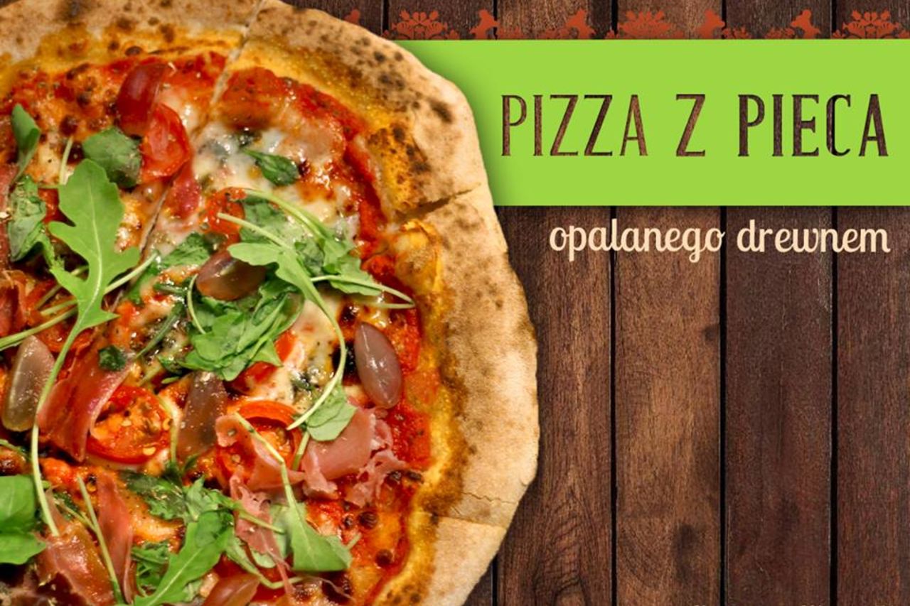 Pizza z pieca opalanego drewnem..