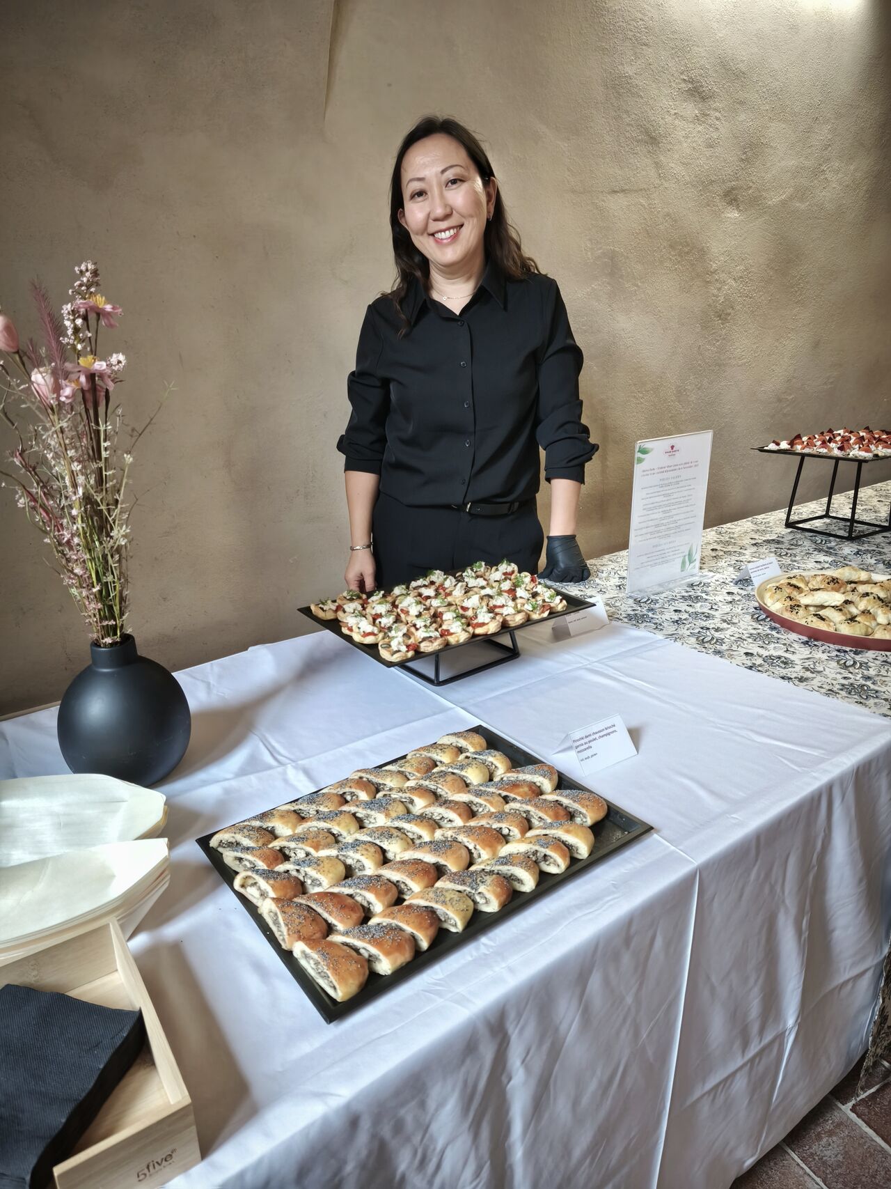 Buffet cocktail déjeunatoire, anniversaire d'entreprise