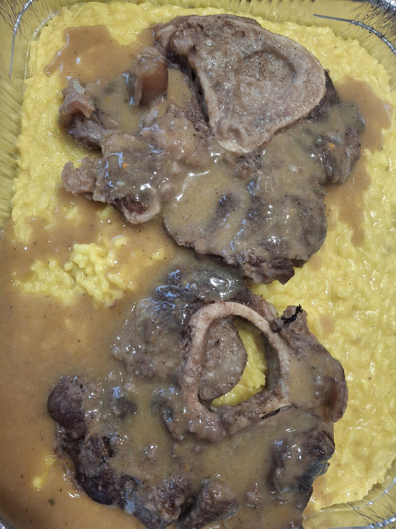 RISOTTO ALLA MILANESE CON OSSO BUCO