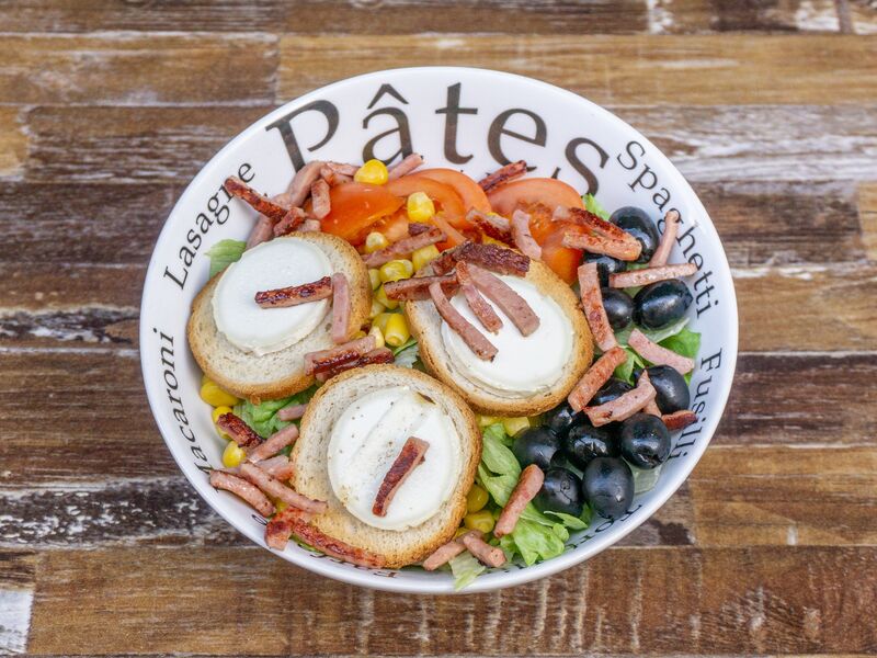 Salade chèvre chaud