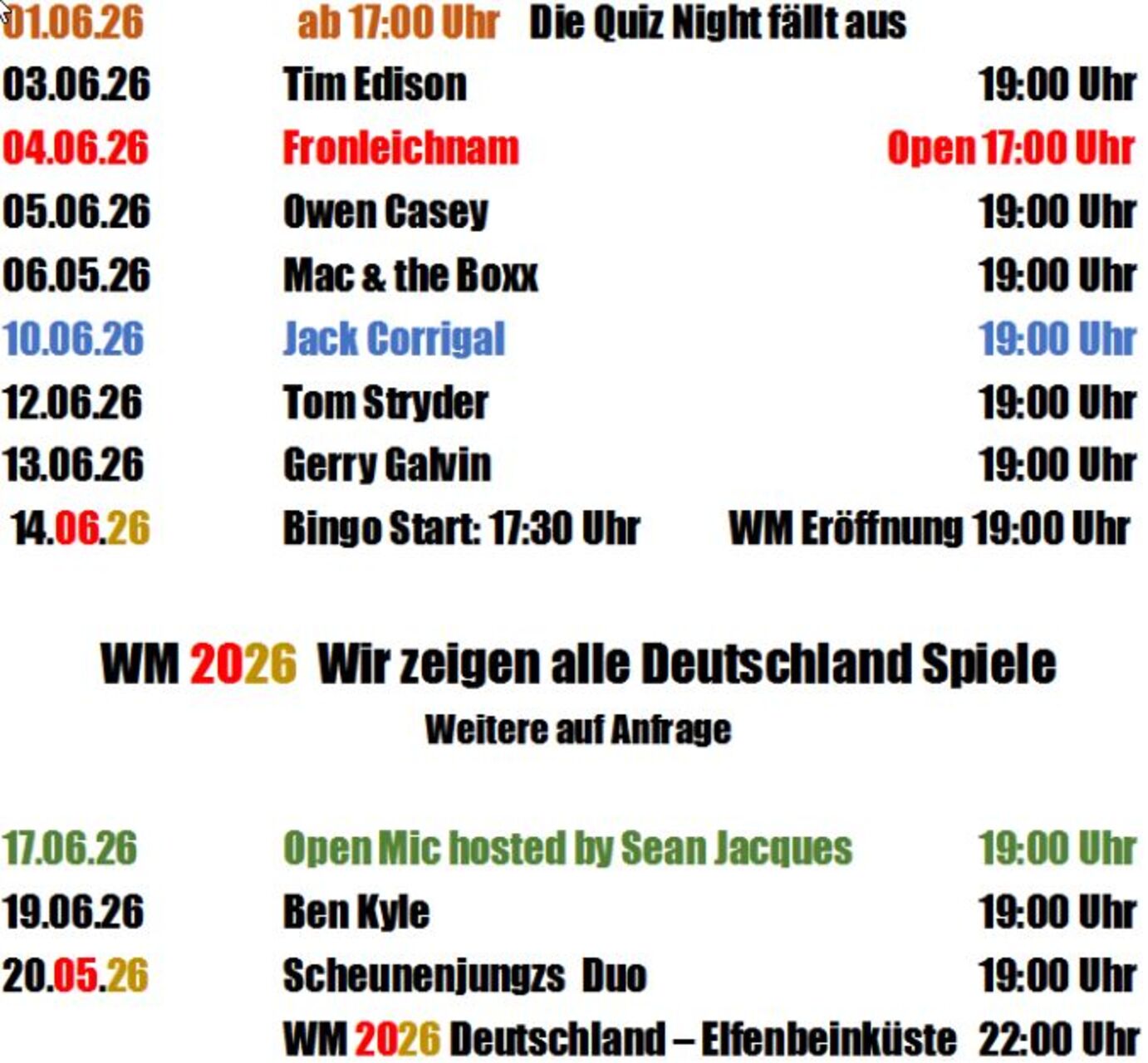 The Live Program