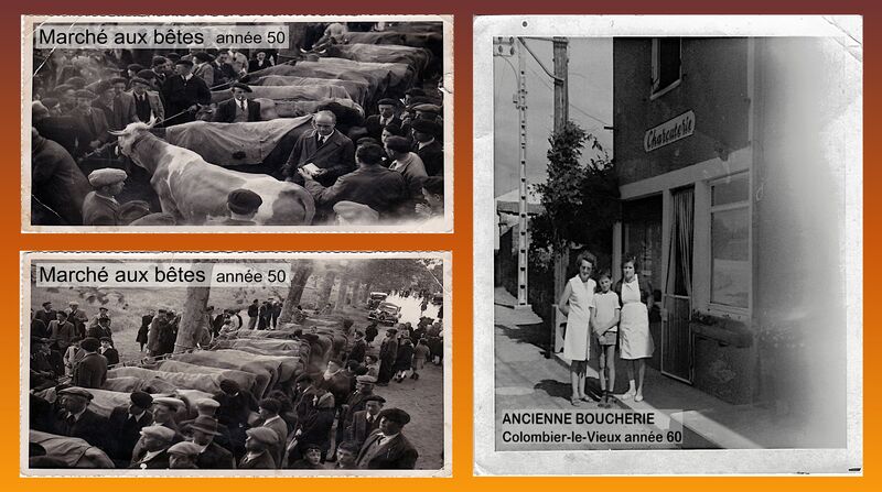 Colombier-le-Vieux année 50 et 60