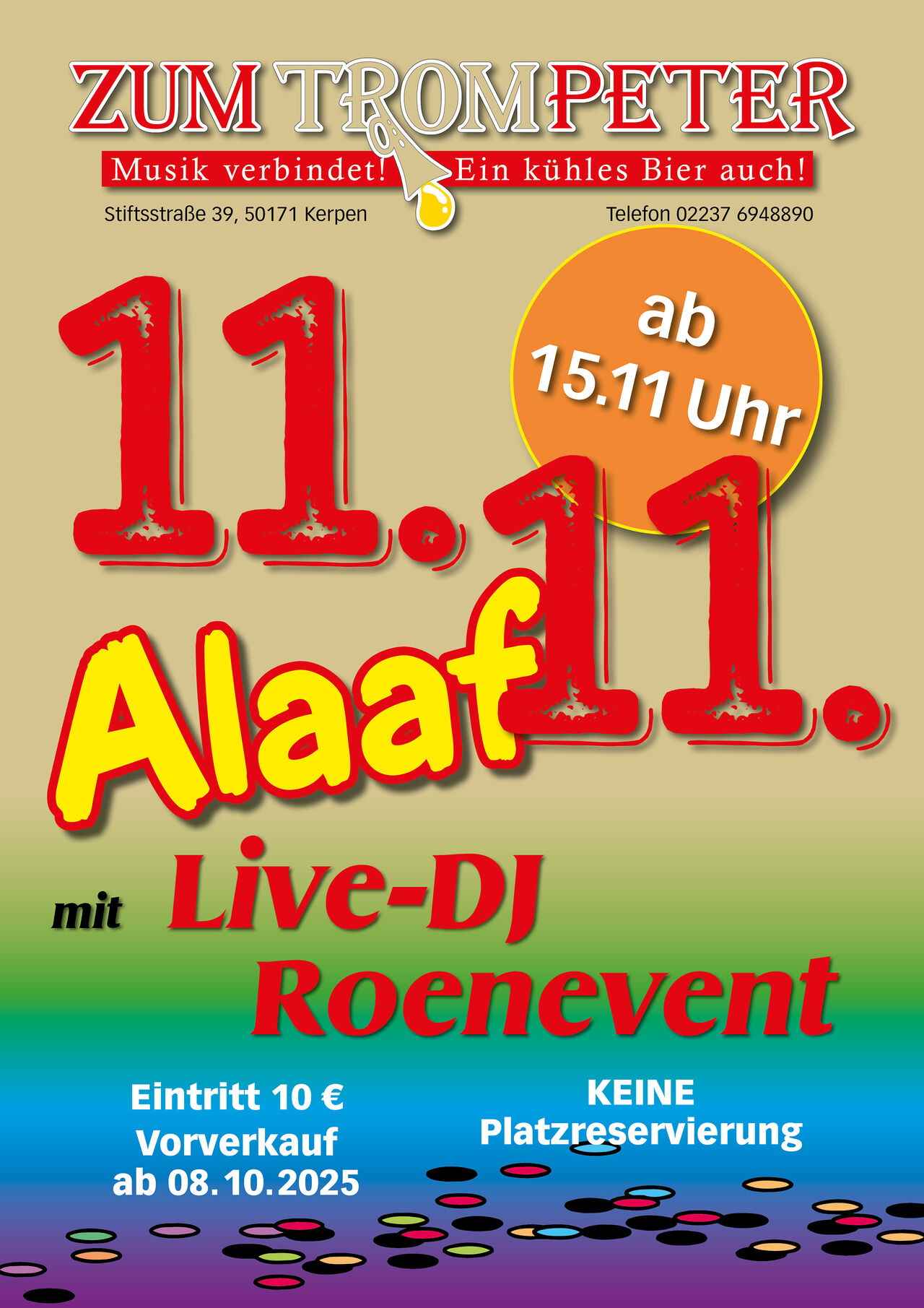 Karnevalparty am 11.11