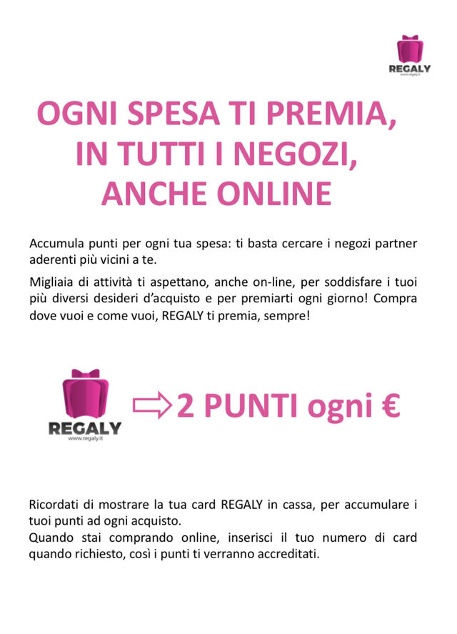 Raccolta punti Regaly 