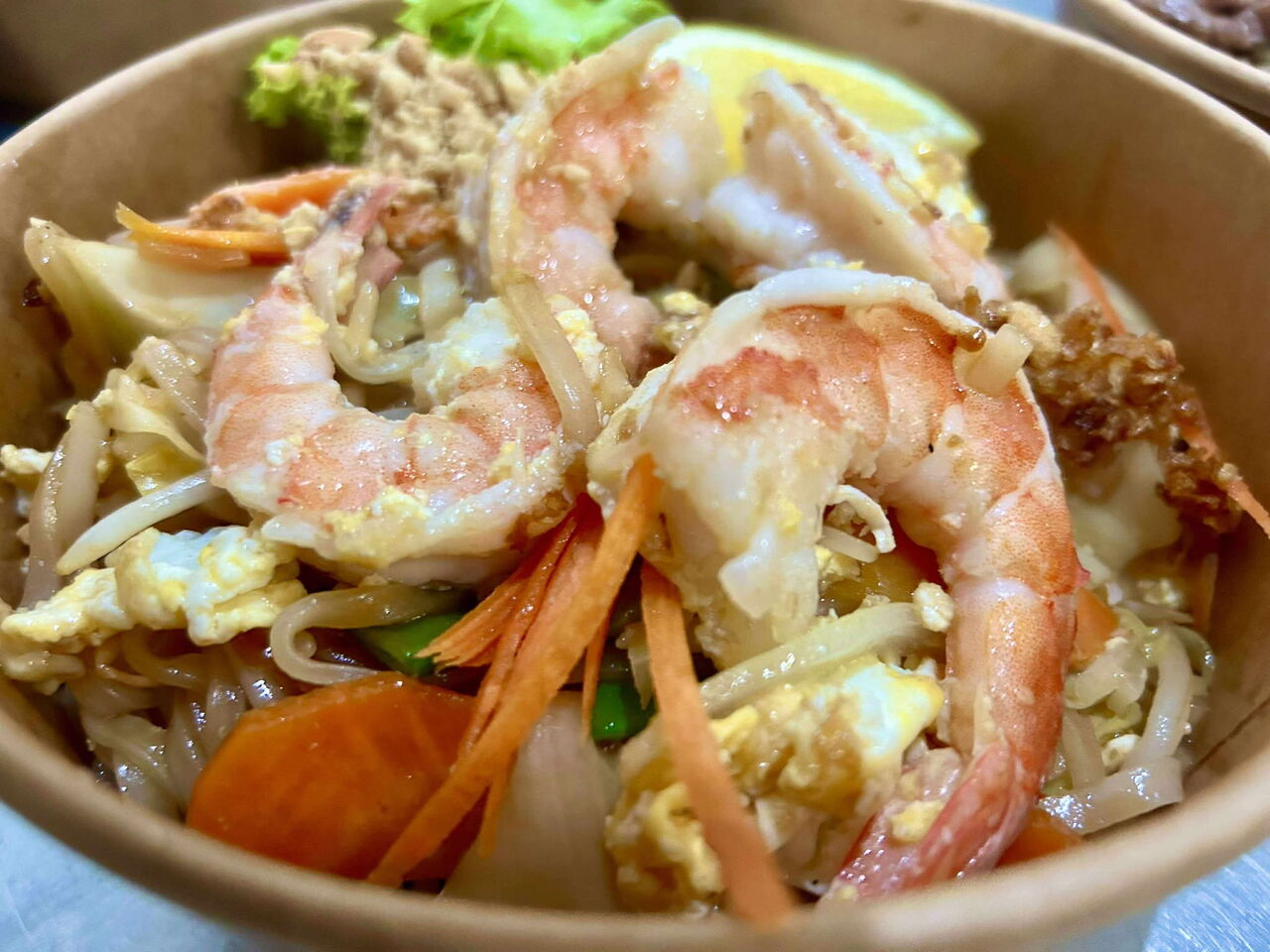 Pad thai Crevettes (nouilles sautées)