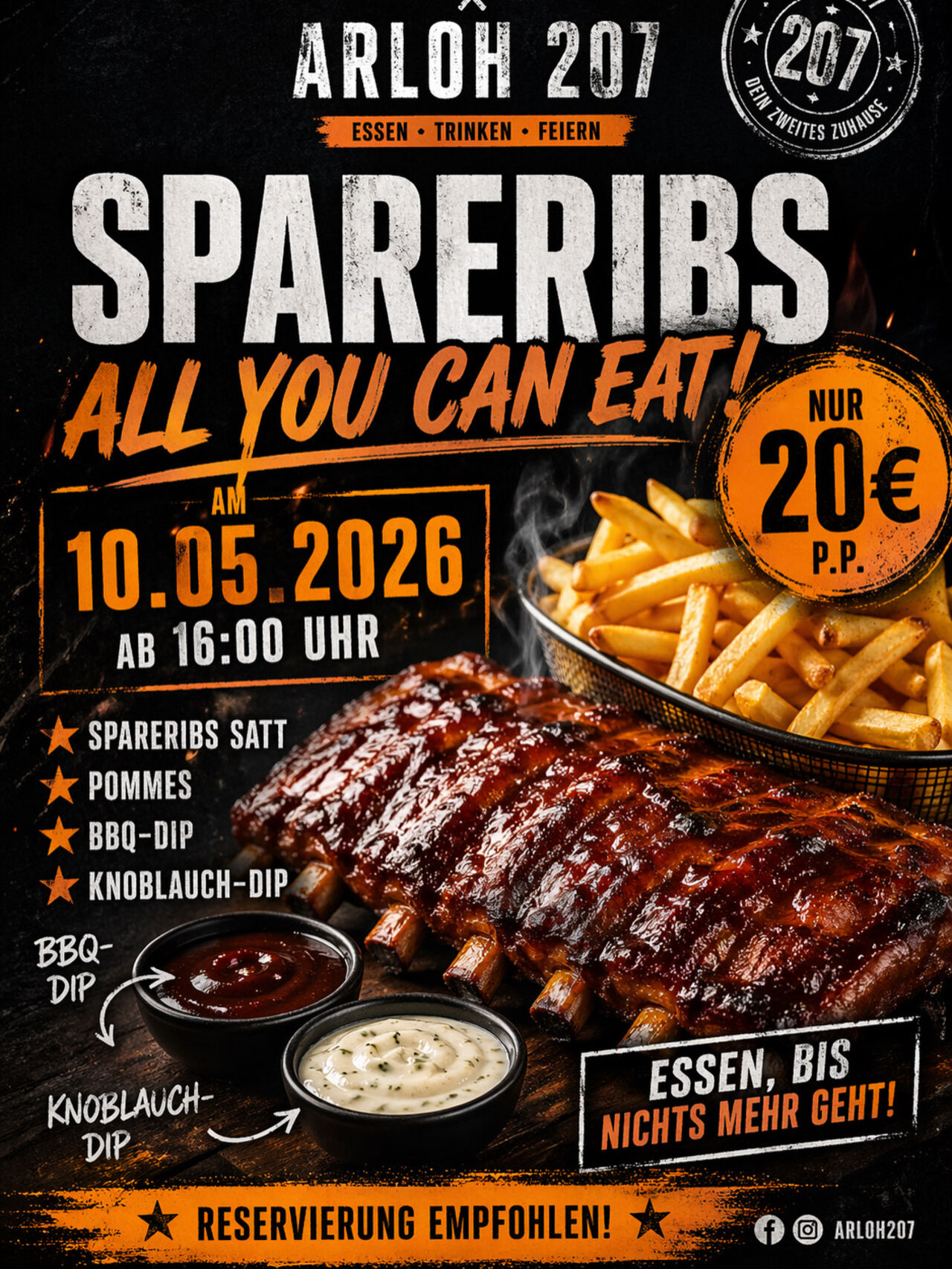Spareribs all you can eat