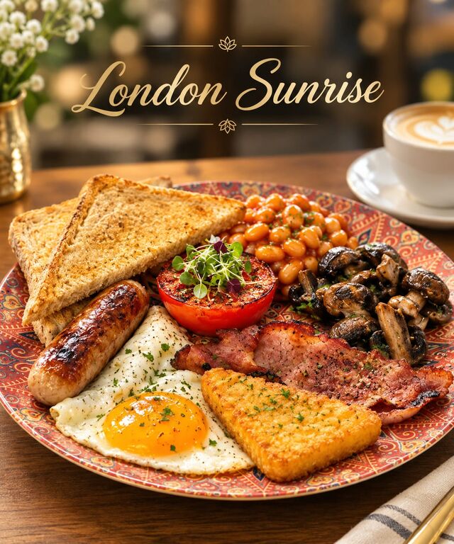 London Sunrise=English Breakfast