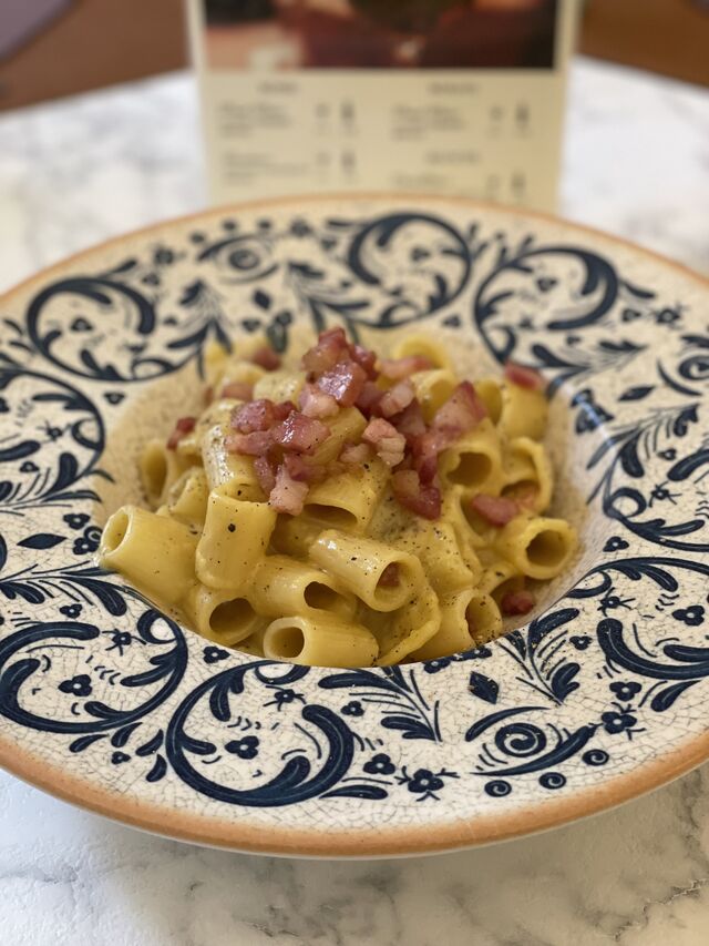 I primi piatti: pasta alla Carbonara