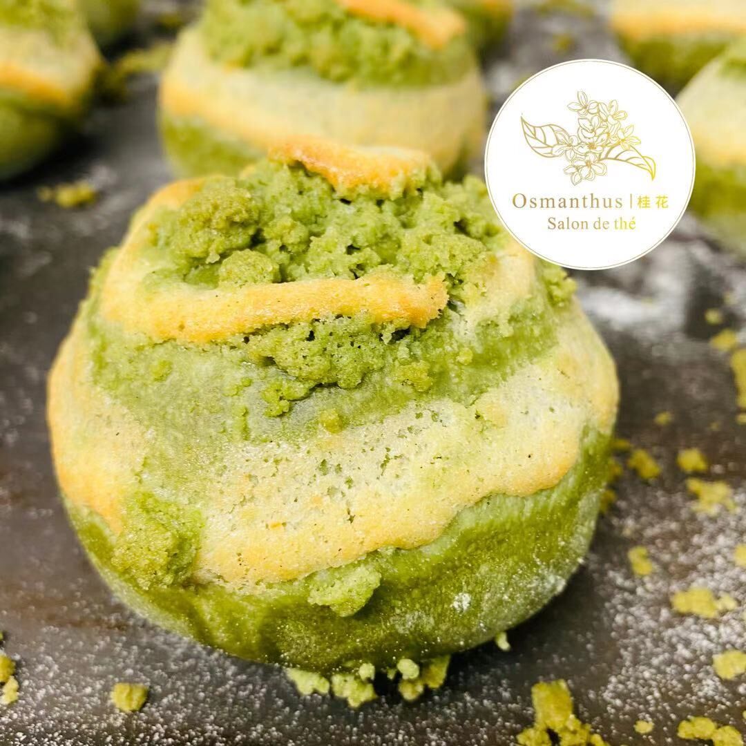 Briochine matcha et mochi