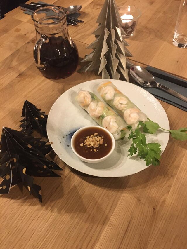 Sommerrollen mit Garnelen 